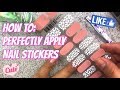 DIY: How to Perfectly Apply Nail Stickers | Zai Antonio