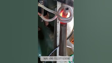 Induction Brazing Stainless Steel Tube to Steel Base With Handheld Induction Heating Machine