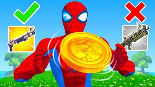 COIN FLIP CHALLENGE in Fortnite! (Chapter 3)
