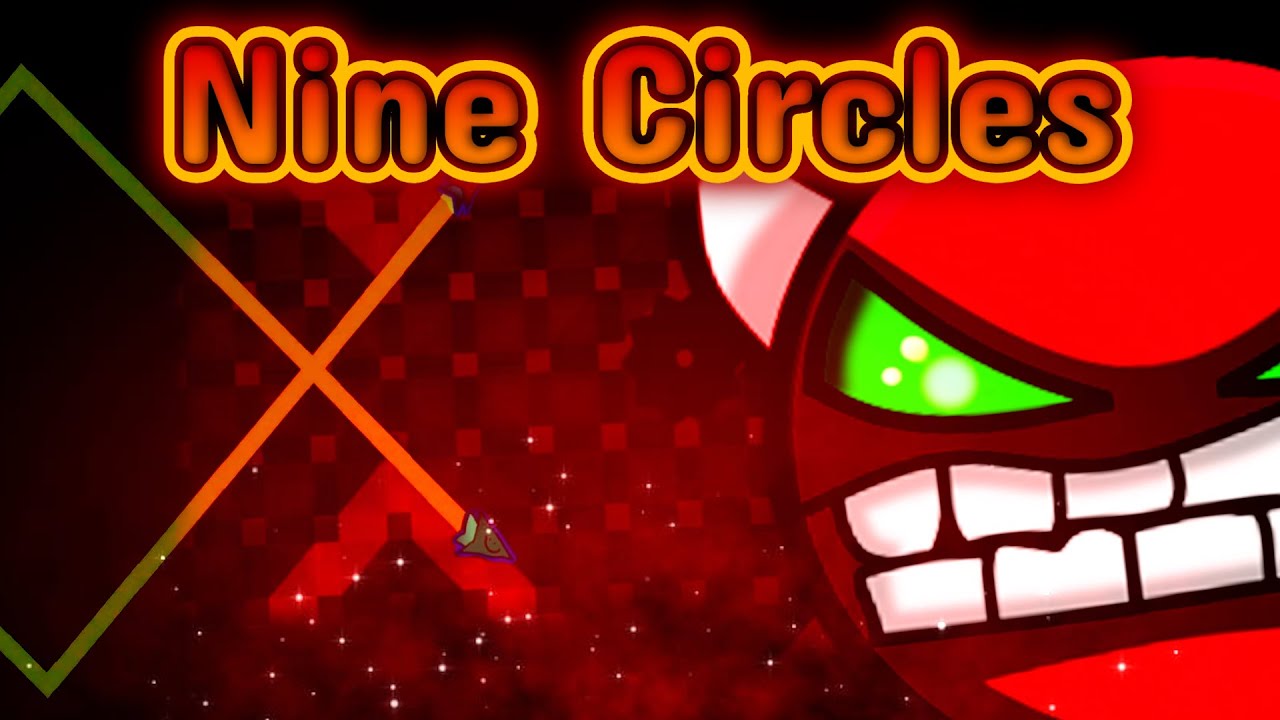 Geometry Dash | Nine Circles [Hard Demon] by Zobros (All Coins) - YouTube