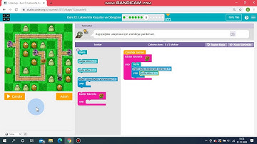 KURS - D / Ders 12: Labirentte Koşullar ve Döngüler Çözümleri