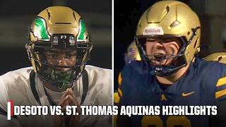 DeSoto (TX) vs. St. Thomas Aquinas (FL) | Full Game Highlights | 2026 ESPN High School Kickoff
