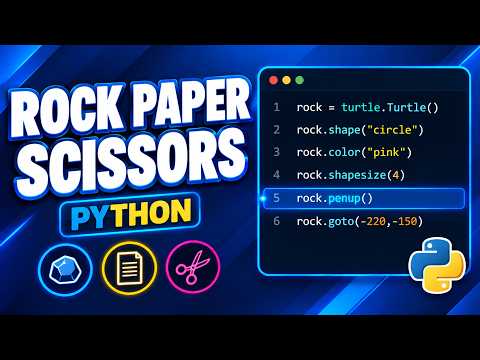 Build a Rock Paper Scissors in Python Part-1 | Beginner Project