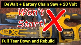 ✅ DeWalt Battery Chain Saw Not Working? ● Won