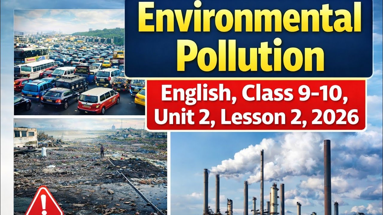 Environmental Pollution | Class 9–10 English | Unit 2 Lesson 2 | 2026 Syllabus