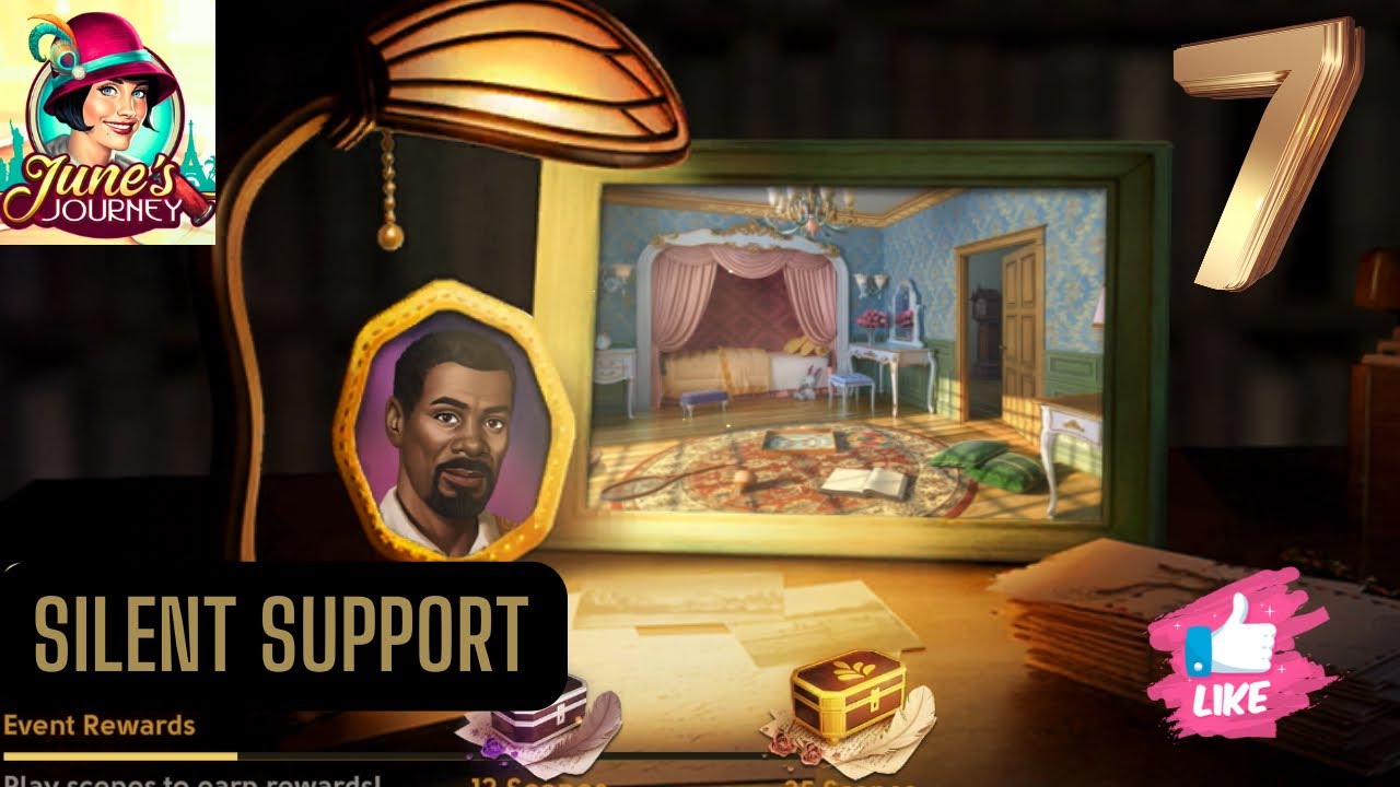 JUNE'S JOURNEY SECRETS | SILENT SUPPORT - JUNE’S BEDROOM | SCENE 7 | WORD MODE