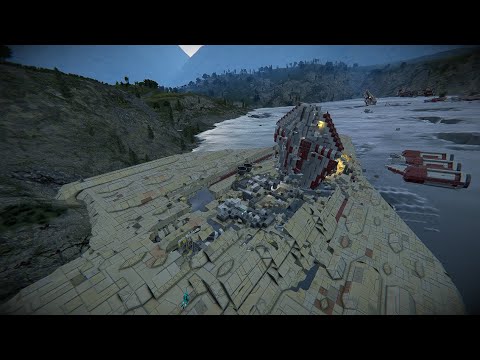 Things Crashing Into Things - Space Engineers! 21 #shorts #starwars # ...