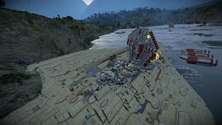 Things Crashing Into Things - Space Engineers! 21 #shorts #starwars #space