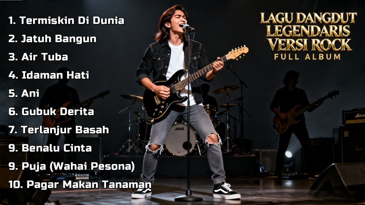 DANGDUT ROCK VERSION 2026 🔥 Termiskin Di Dunia & Jatuh Bangun  Full Album Dangdut Lawas Jadi Rock!