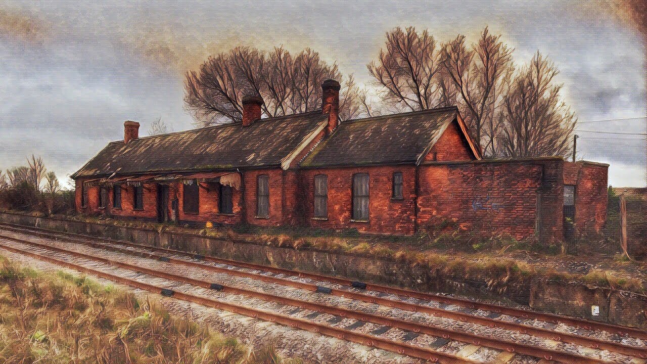 Urban Exploration: Abandoned Train Station in Lydd Kent . UK April 2017 (inside the station as well)
