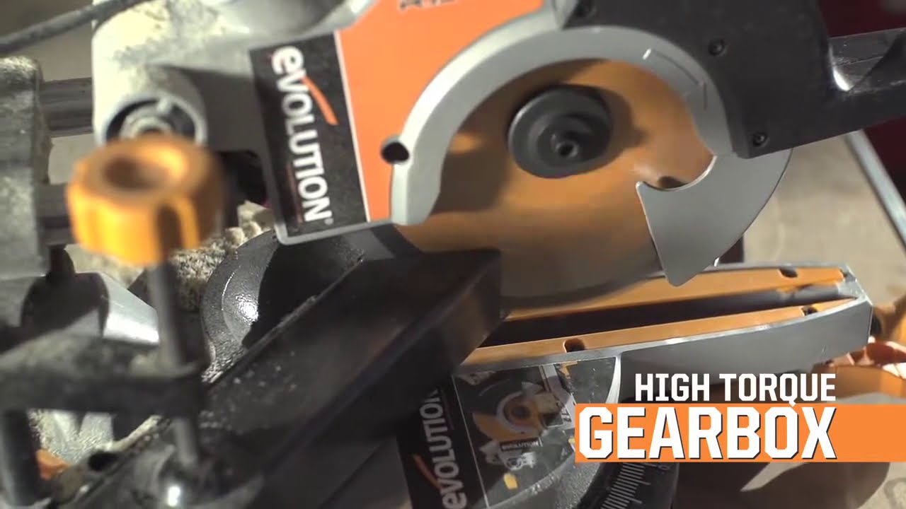 Универсальная торцовочная пила Evolution RAGE 3-S (видео)