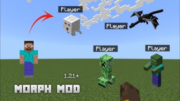 Morph Into Any Mob In Minecraft PE - Morph Mod For MCPE