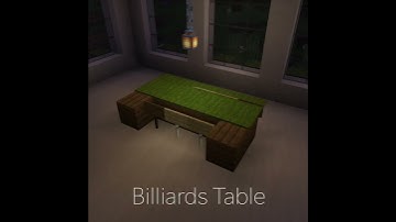 Realistic Pool Table in Minecraft🎱