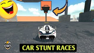 BASKETBALL 🏀 Match : In Car Stunts Races Mega Ramp Gameplay 🔥| Part-2 | screenshot 5