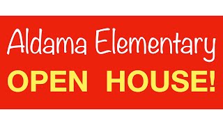 Aldama Open House!