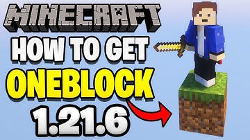 How to Download OneBlock SKY Block Map for Minecraft 1.21.6