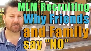 MLM recruiting - Why Prospecting Friends and Family doesn’t work
MLM Recruiting - Why Prospecting Friends and Family Doesn’t Work for Most Network Marketers
https://JoinTyson.com/Webinar?utm_content=yt-MLM-Recruiting-Why-Prospecting-Friends-and-Family-Doesnt-Work-for-Most-Network-Marketers&utm_source=YouTube
Have you ever been told to make a list of 100 people you know in hopes of recruiting your friends and family into your network marketing business?
Ever wonder why so many network marketers and direct sales reps have difficulty with this advice?
In this video, Ill tell you the 1 critical flaw with this approach and I will reveal the three groups of people that have worked best in my business (allowing me to enroll over 1,000 people and become a Top Earner.)
If you like this video, be sure to subscribe to my YouTube channel (we put out great new content like this every week).
And be sure to Connect with Me on Facebook - https://www.facebook.com/tysonzahnerpage
https://youtu.be/_hs-T-M4vxI MLM recruiting - Why Prospecting Friends and Family doesn’t work