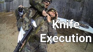 Airsoft Knife Execution
