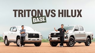 Putting the 'Base' AT Mitsubishi Triton and Toyota Hilux to Work: Which One Is Better for Constru...