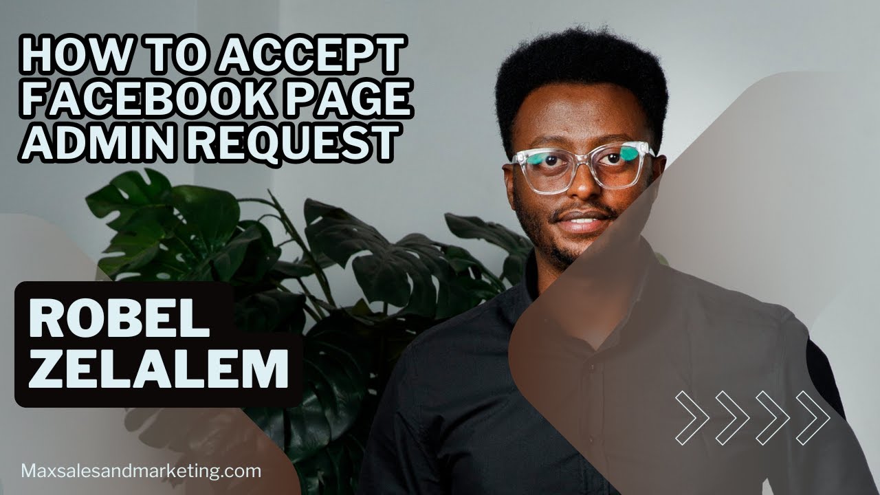 How To Accept Facebook Page Admin Request - YouTube