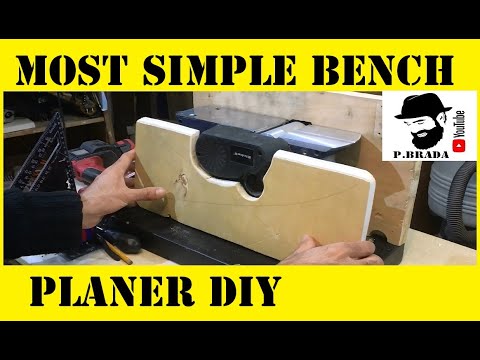 Mini Power Planer Stand / Jointer / Thicknesser – Hand Tool Conversion