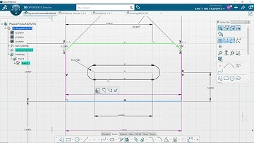 Creating Annotation Dimensions Hole to a Slot CATIA 3D EXPERIENCE 11