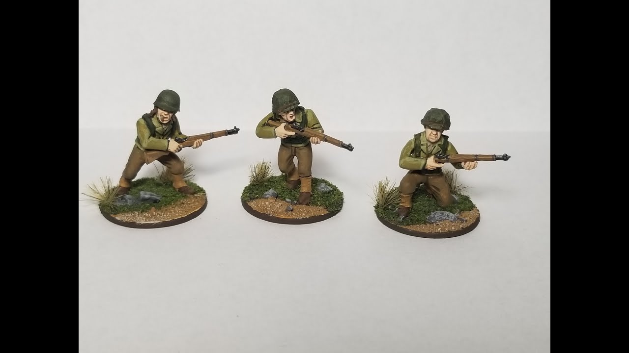 Bolt Action US Infantry Painting Guide Jacket and bing YouTube