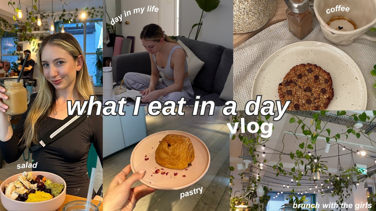 what I eat in a day vlog & a day in my life as a full time fitness ...