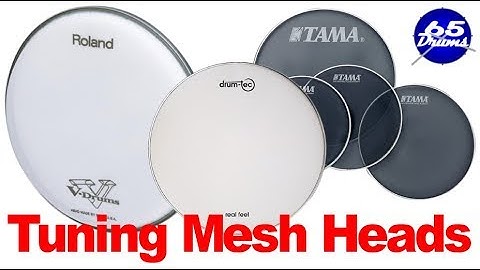 How To Tune Mesh Drumheads (edrums 101)