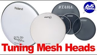 How To Tune Mesh Drumheads (edrums 101)