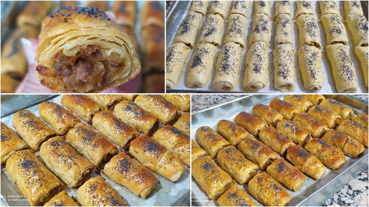 مسمن سيكار خطير مورق مقرمش وبدون زبدة.من 4 مسمنات خرجت 24 قطعة واخا يبردو كيبقاو مقرمشين.تحضير مختصر