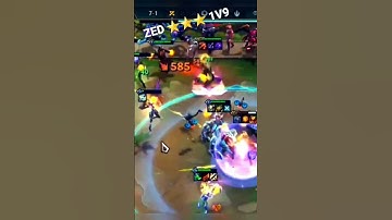 9 DUELIST ZED 3 STAR ⭐⭐⭐ VS EKKO ⭐⭐⭐ | LoL TFT