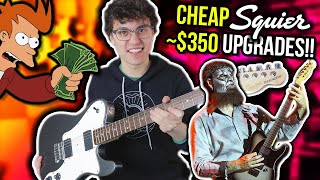 CHEAP Beginner Squier Guitar, $350 Upgrades!! And It Could be Yours. || High Intergrity NOSTALgufish