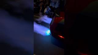 Guy try to light cigarette with hellcat flames(Burns hand)#fyp #hellcat #hellcat #flames #explore