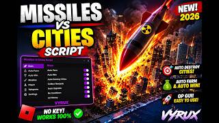 New Missiles Vs Cities Script - Auto Cash, Auto Button, Upgrade All No Key