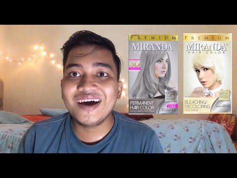 Tutorial Cat Rambut Sendiri Warna Abu Abu Ash Blonde 