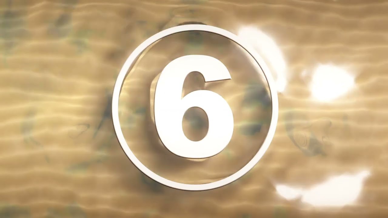 Countdown 10 seconds - Beach gentle - Free to use