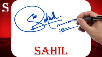 Sahil Name Signature Style | S Signature Style | Signature Style of My Name Sahil