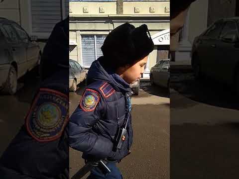 Видео: Усиление ГАИ г.Астана. Не плановая проверка документов. Маленький сотрудник ГАИ