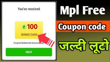 mpl coupon code today || mpl referral code || today mpl coupon code || mpl coupon code