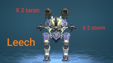 Scarab leech War robots 2x taran 2x storm perfect run