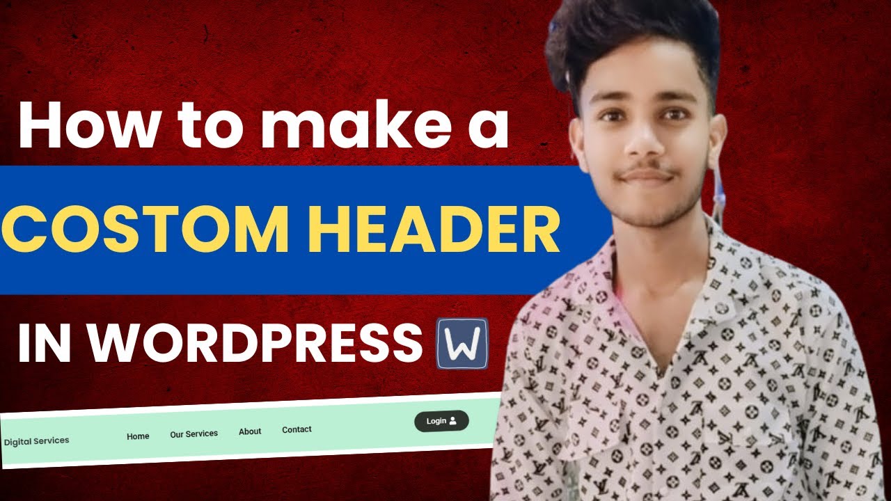 Custom Header Design Angles Elementor से Custom Header Design करना सीखें | WordPress Custom Header ...
