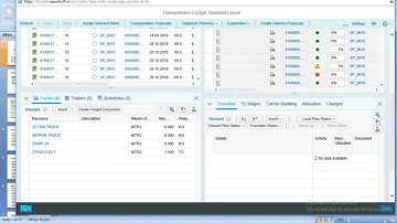 9 How to setup and Configuration Planning Profile and Selection Profile in SAP S4 HANA TM