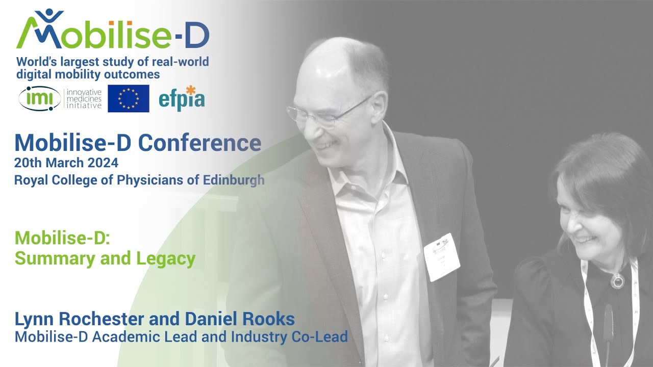 Conference summary and Mobilise-D legacy | Dan Rooks - YouTube