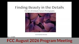Martha Montiel - Finding Beauty in the Details The Art of Intimate Nature Photography