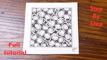 Zentangle Pattern-Well-Mooka-Z | Drawing Tutorial For Beginners