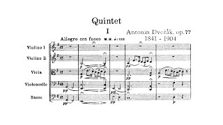 Antonín Dvořák - String Quintet No. 2 in G Major, Op. 77