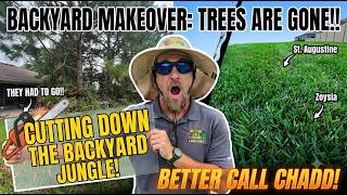Episode 2 of Fixing my Lawn!! Making a planter bed and tearing out the trees in the backyard!!!
