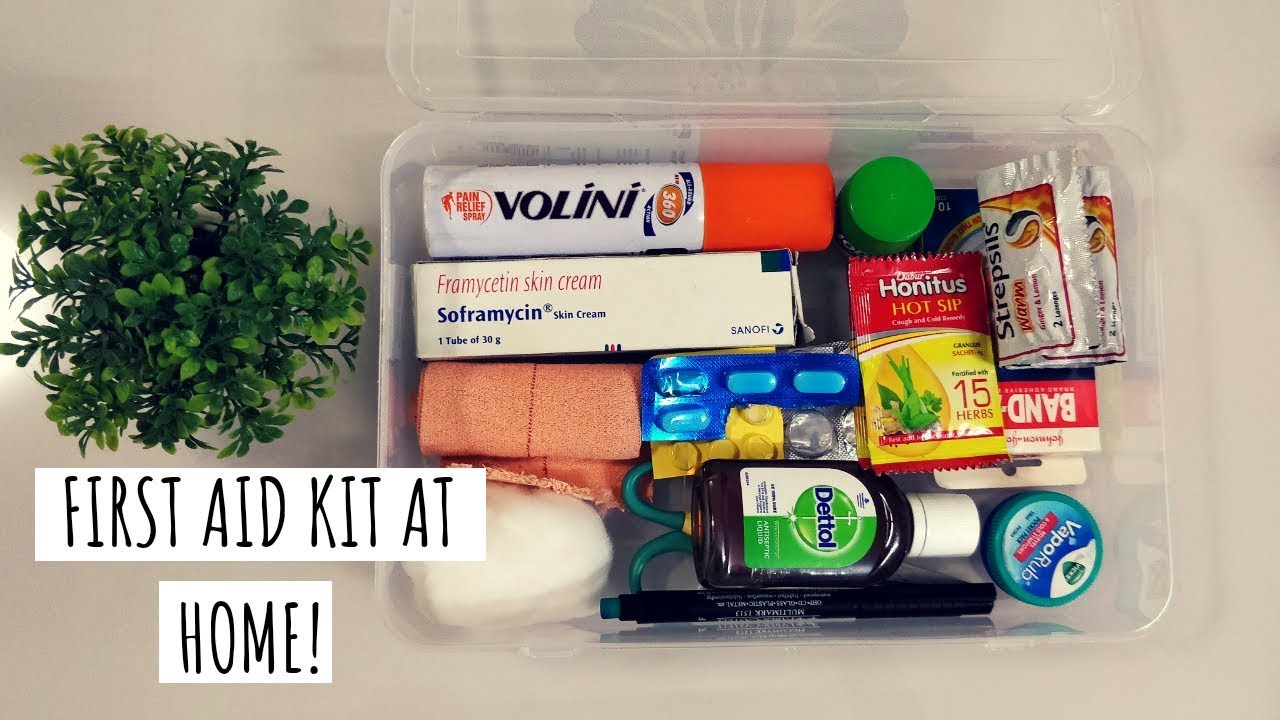 Organizing a First Aid and Medicine Kit - Smallish Home