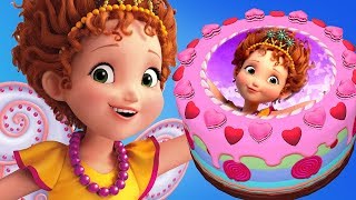 Fancy Nancy Disney Junior Birthday Cake Real Cake Maker 3D Cooking App For Kids screenshot 1